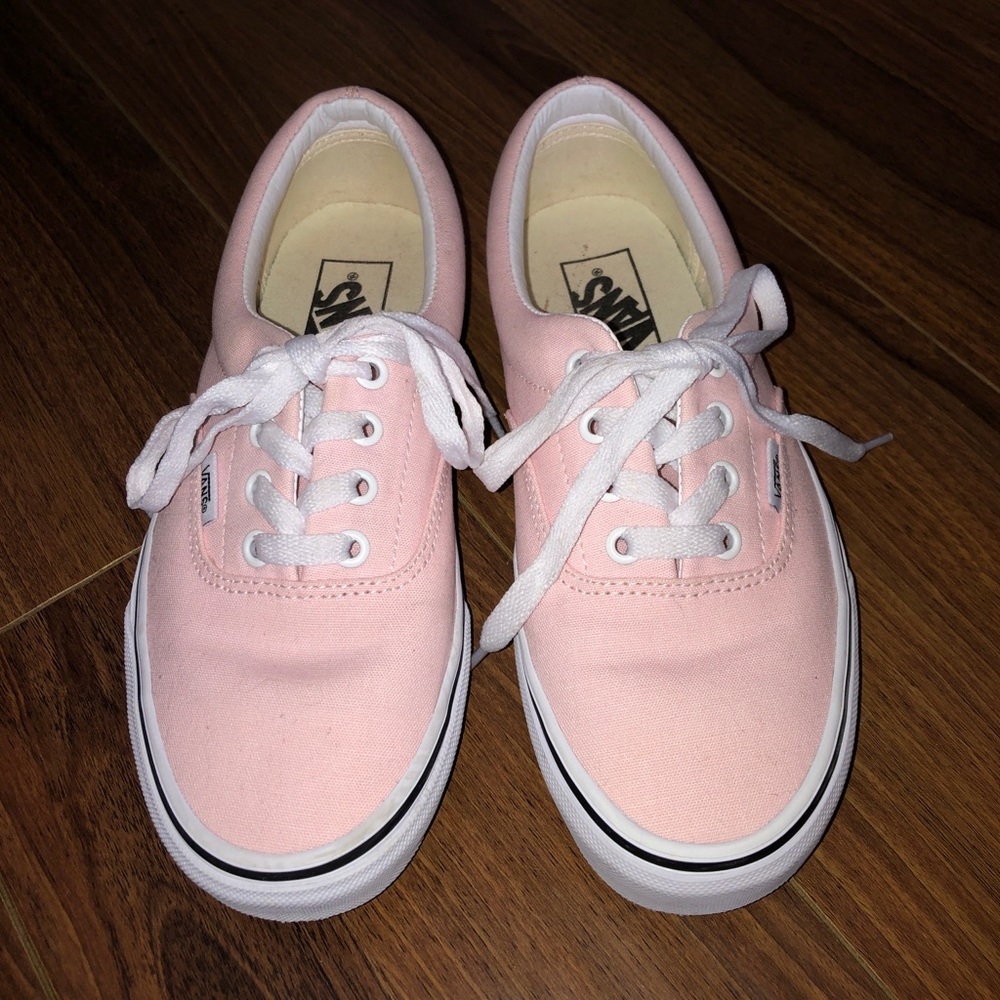 Vans in baby pink Size 7